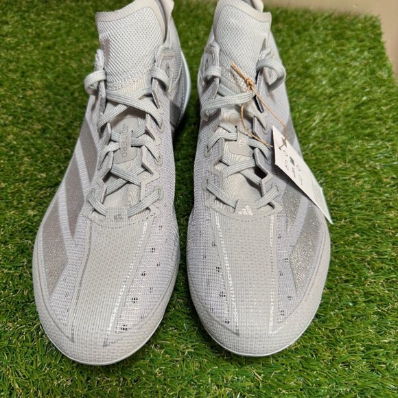 Adidas Adizero Electric Football Cleats Grey Silver Metallic IE4386 Men\'s 12 NEW main image 5